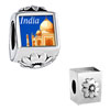  Gold  Plated Travel Fa de Of Taj Mahal Photo Flower  ... 