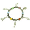  Silver  Sandal Charm Bracelet