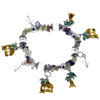 Orange Island Charm Bracelet