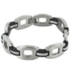 Stainless Steel Black Chain Linked Bracelet