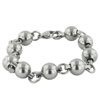 Stainless Steel Black Chain Interlinked Bracelet
