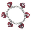 Xoxo Heart Charm Bracelet