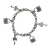 Lock Key Charm Bella Bracelet