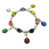 Red And Blue Ladybug Charm  Bracelet 