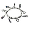 Sandal And Sunglasses Charm Bracelet