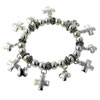  Silver  Cross Charm Bracelet