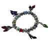 Red And Blue Shoe Charm Bracelet
