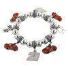 Number 20 Race Car Charm Bracelet