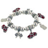 8 Nascar Charm Bracelet