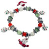 Santa And Ornament Charm Bracelet