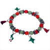 Various Winter Ornaments Charm Bracelet