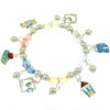 School Charm Bracelet