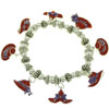 Red Hat Charm Bracelet