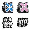 Pugster 4 Pc Mixed Beads Charms Set