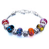 Metal And Murano Glass Mixed All Brands Beaded Bracelet