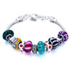 Metal And Murano Glass Mixed All Brands Beaded Bracelet