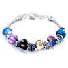 Metal And Murano Glass Mixed All Brands Beaded Bracelet