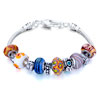Metal And Murano Glass Mixed All Brands Beaded Bracelet