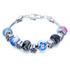 Metal And Murano Glass Mixed All Brands Beaded Bracelet