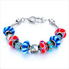 Metal And Murano Glass Mixed All Brands Beaded Bracelet