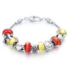 Metal And Murano Glass Mixed All Brands Beaded Bracelet