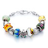 Metal And Murano Glass Mixed All Brands Beaded Bracelet