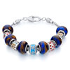 Metal And Murano Glass Mixed All Brands Beaded Bracelet