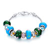 Metal And Murano Glass Mixed All Brands Beaded Bracelet