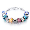 Metal And Murano Glass Mixed All Brands Beaded Bracelet