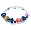 Metal And Murano Glass Mixed All Brands Beaded Bracelet