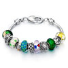 Metal And Murano Glass Mixed All Brands Beaded Bracelet