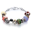Metal And Murano Glass Mixed All Brands Beaded Bracelet