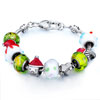 Metal And Murano Glass Mixed All Brands Beaded Bracelet