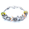 Metal And Murano Glass Mixed All Brands Beaded Bracelet