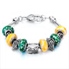 Metal And Murano Glass Mixed All Brands Beaded Bracelet