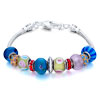 Metal And Murano Glass Mixed All Brands Beaded Bracelet
