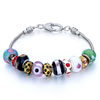 Metal And Murano Glass Mixed All Brands Beaded Bracelet