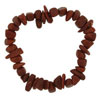 Red Coral Stone Chip Bracelet