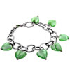 Baby Green Heart Beaded Bracelet