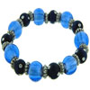 Cat Eye Blue Beaded Bracelet