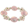 More In Store - Pink Flower Beaded Bracelet
