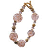 Pink Snow Globe Toggle Necklace