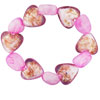 Pink And Orange Heart Necklace