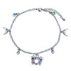 Dangle  Crystal  And Crab Bracelet Charm