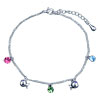Dangle  Crystal  And Fish Bracelet Charm