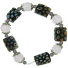 Millefiori Murano Glass Lavender Necklace
