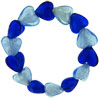 Blue And Baby Murano Glass Beaded Bracelet