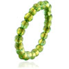 Green Glass With Gold Foil Murano Glass Necklace