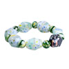 Blue Millefiori Murano Glass Bracelet