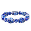  Bracelets - Blue Millefiori Murano Bracelet BR_8126_XML